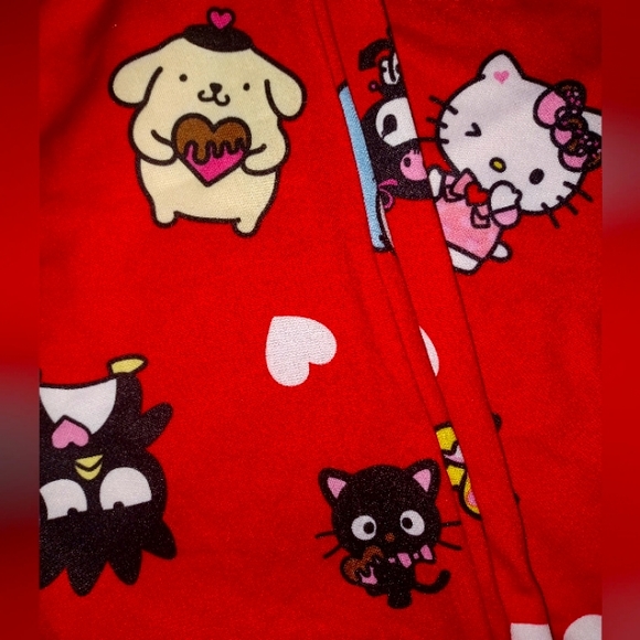Hello kitty x valentines day Pajama Pants BNWT VHTF RARE - Picture 2 of 3
